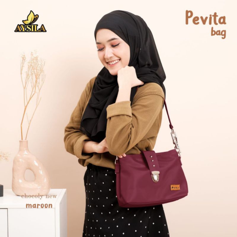 PEVITA By Aysila Tas Handbag Wanita Bahan Chocoly Anti Air