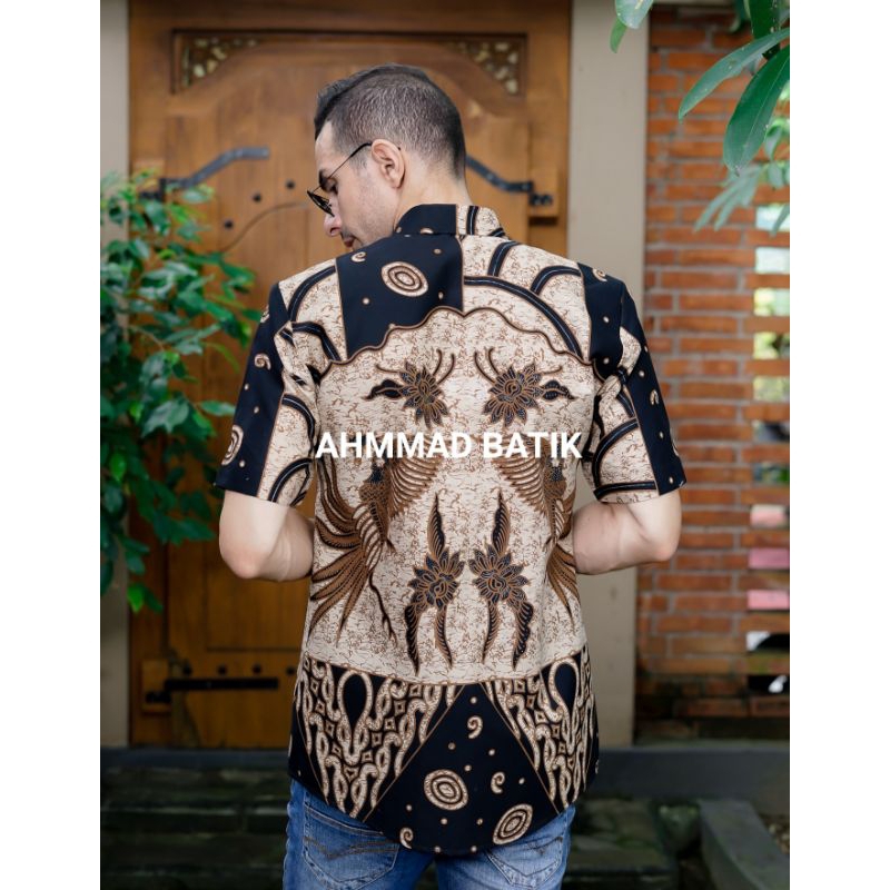 KEMEJA BATIK PRIA LENGANG PANJANG SLIMFIT LAPIS FURING