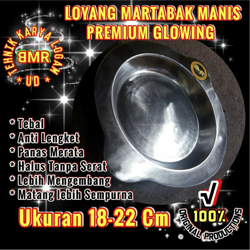 LOYANG MARTABAK MANIS PREMIUM 18-22CM