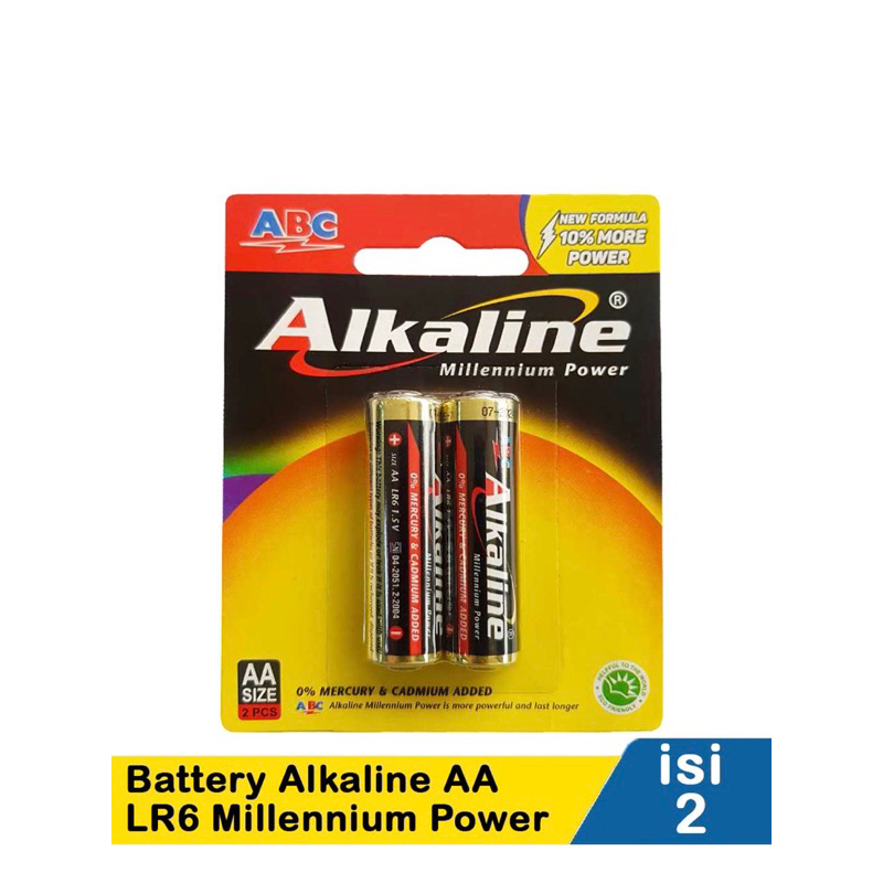 Abc battery baterai alkaline Aa-LR6/2’s