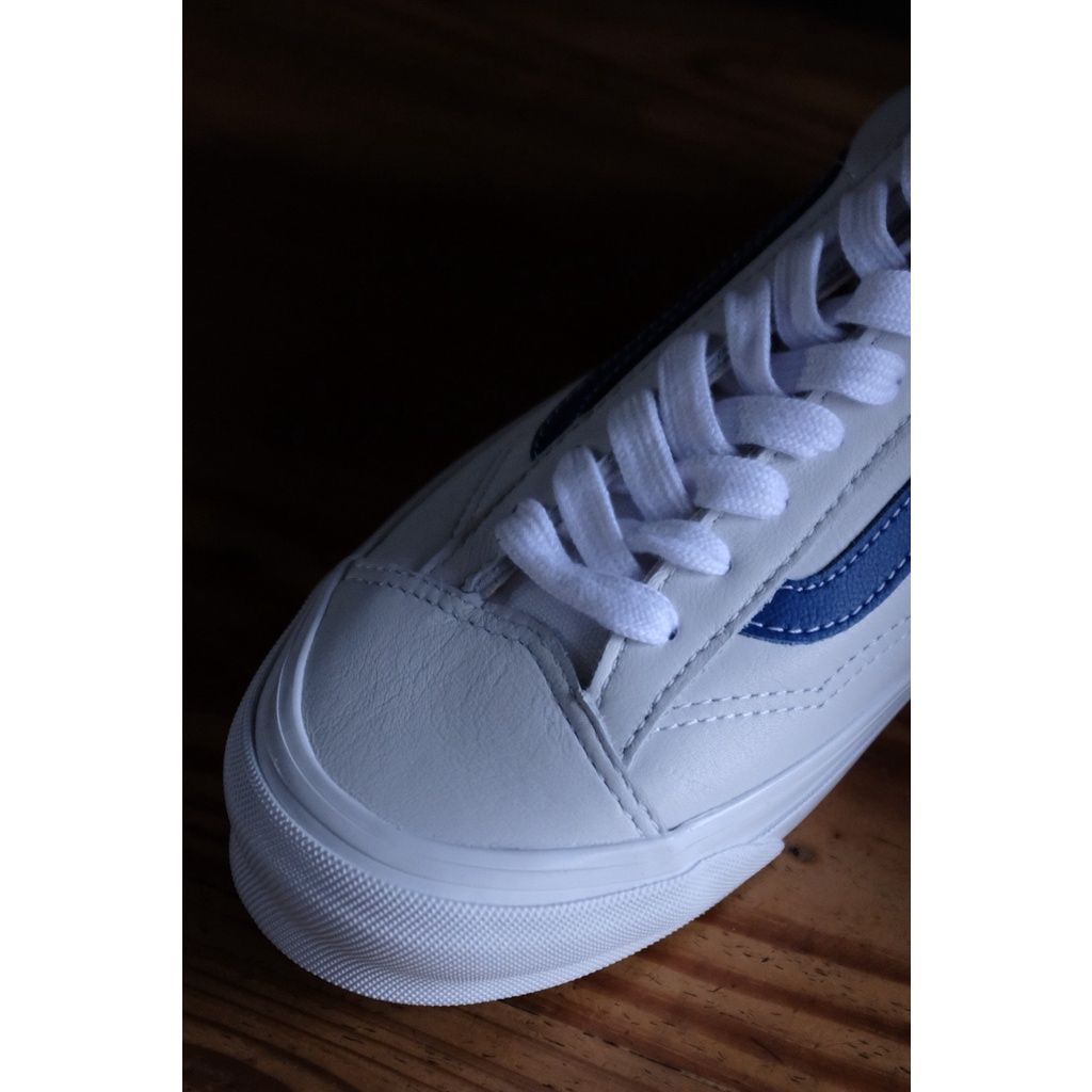 Endarfootwear - Vans Style 36 OG Lx Mono Tumble White Blue Stripe