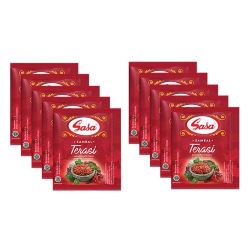 SASA SAMBAL TERASI ALA SUNDA 10 SACHET X 21GR