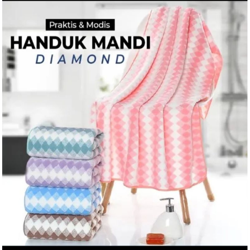 HANDUK MANDI DEWASA MIKROFIBER UK 70x 140CM