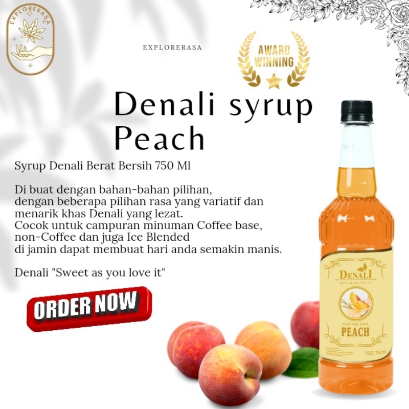 

Denali syrup rasa Peach 750ml