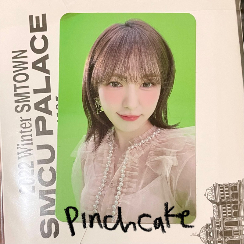 [booked] winter smtown smcu palace membership ver red velvet wendy pc photocard poca