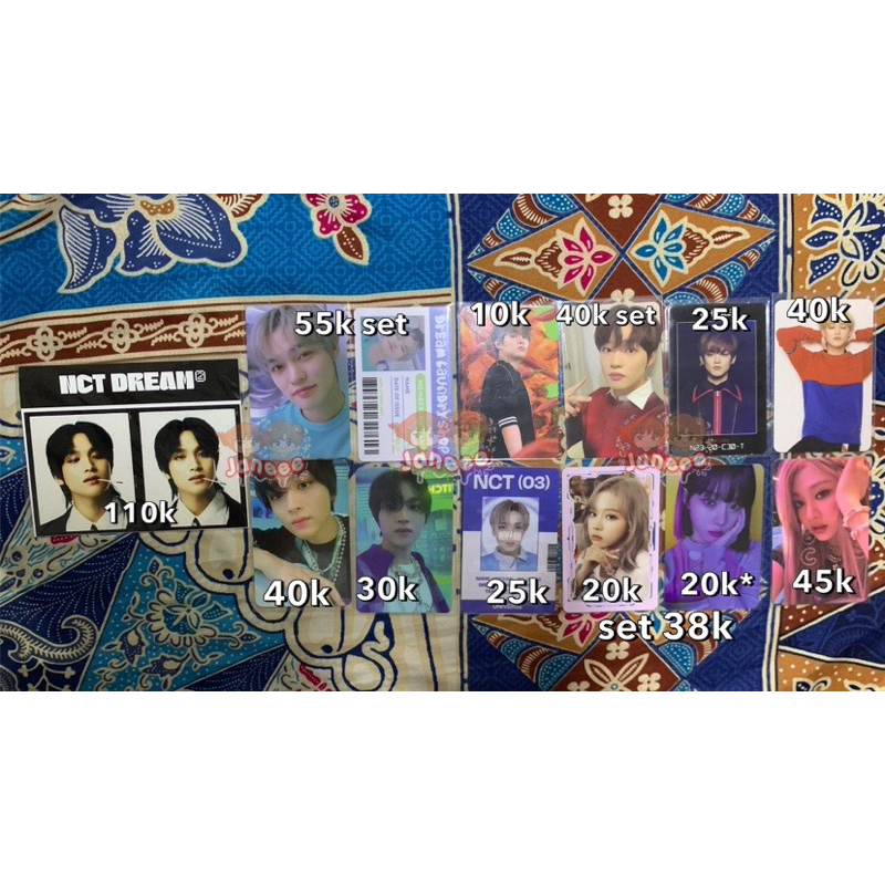 pc photocard chenle md laundry access fanparty haechan digipack glimo filmset korek ningning tc girl