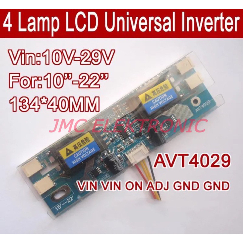 INVERTER CCLF UNIVERSAL AVT4029 CCLF INVERTER LAMPU LCD AVT-4029