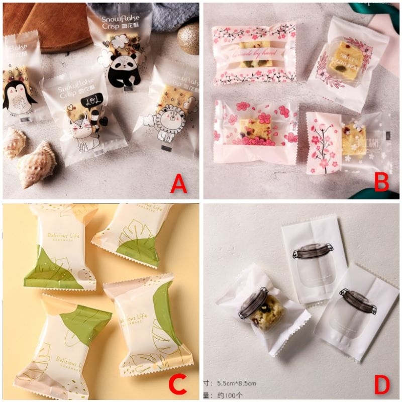 (PC3) 10pcs Plastik Cookie Segel 7x10cm/Plastik Nastar/Plastik Kue