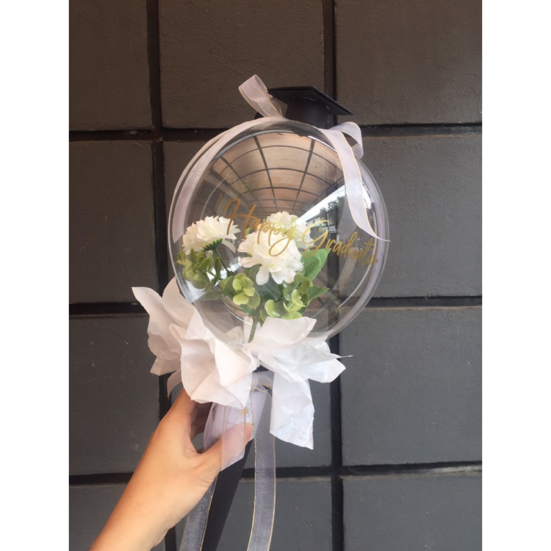Buket Bunga - Flower Balloon Graduation/Bunga Balon Wisuda Bandung