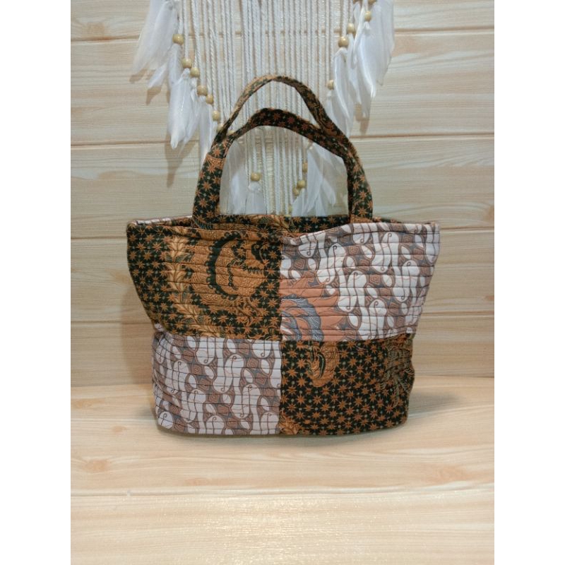 Tas Batik Perca Mukena// Motif Batik Random