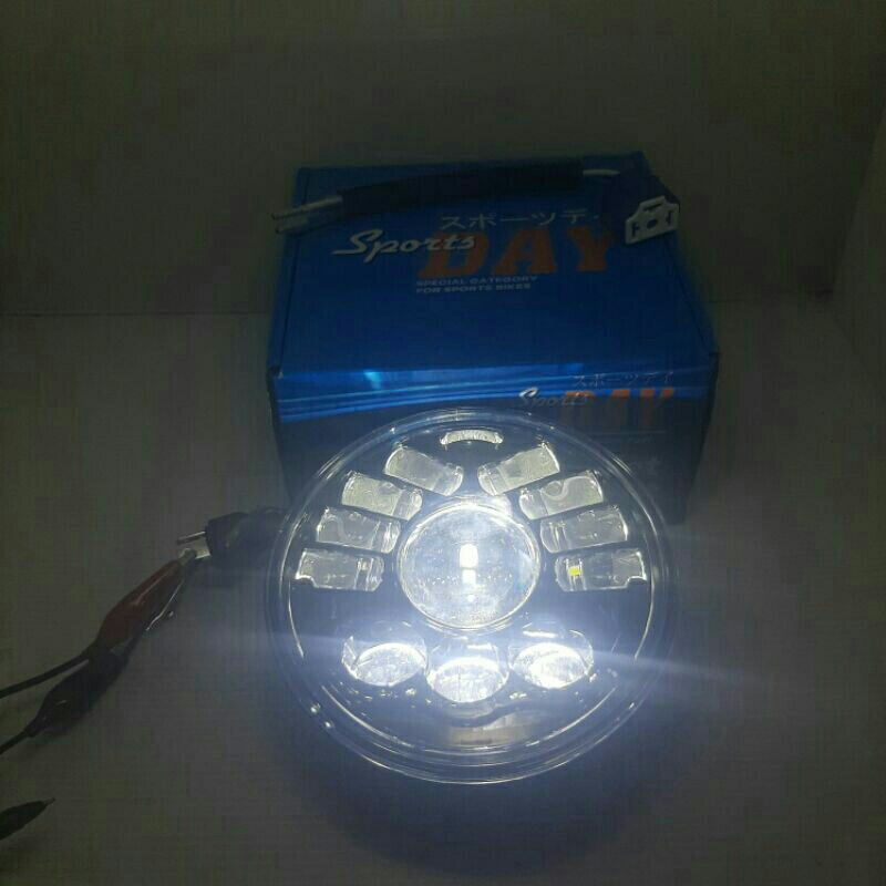 Lampu Daymaker Biled Daymaker Biled Ukuran 5,75inch CB GL MP TIGER GL 100 BILED Daymaker Terang Kwalitas Terbaik CUSTOM