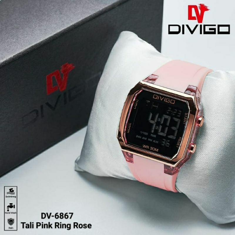 Original Jam Tangan Divigo 6867 Tahan Air Terlaris Free Box