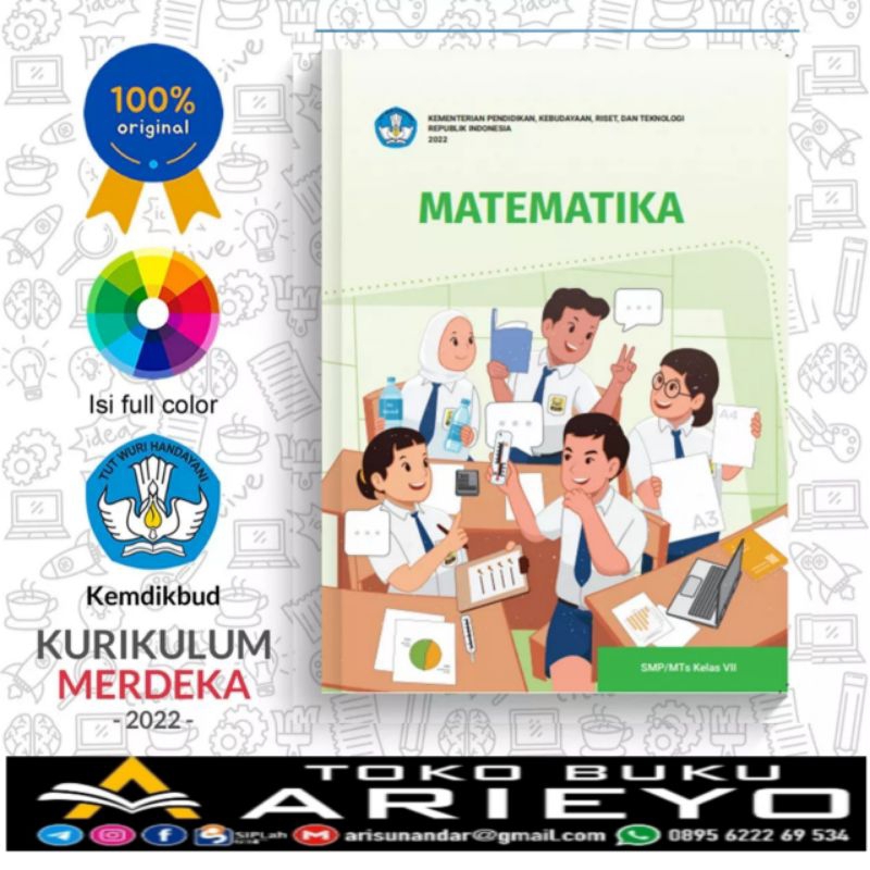 

New+K-Merdeka Matematika SMP/MTs Kelas : 7 Sekolah Penggerak
