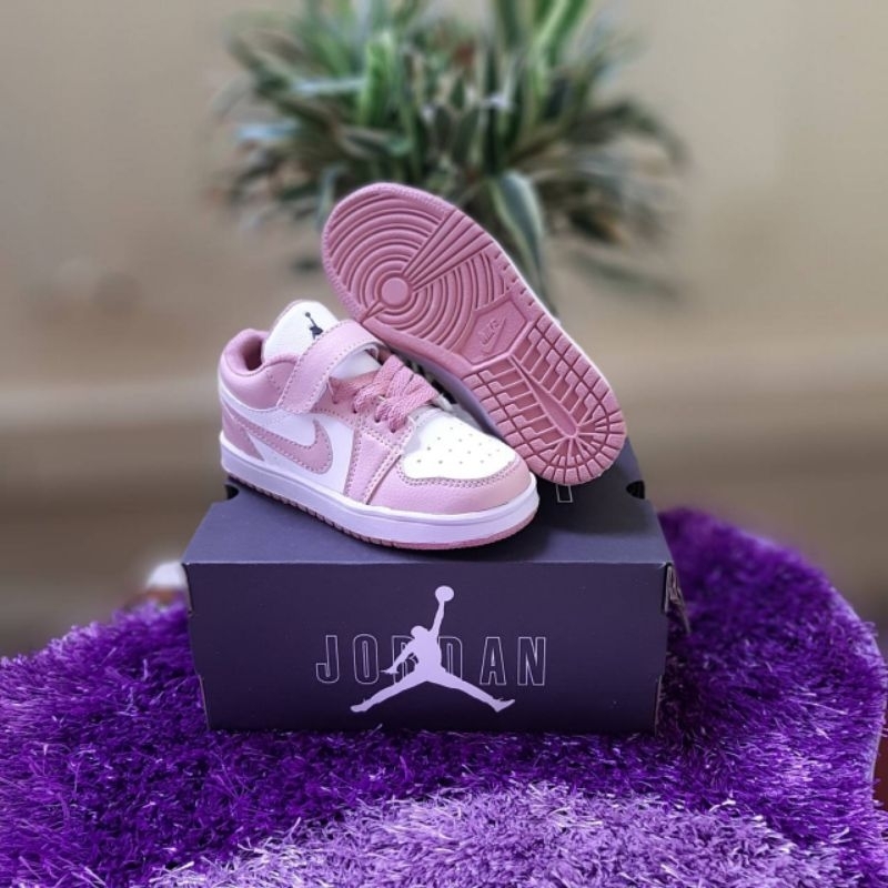 sepatu anak perempuan nike jordan ping low sneaker anak usia 1 - 12 tahun