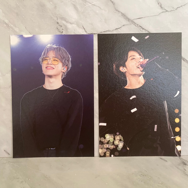 SEOKJIN JIN jungkook jimin jk BTS love yourself sys speak yourself the final bluray blu-ray pc postc