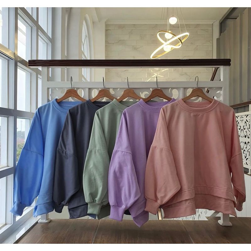 SWEATER OVERSIZE OBLONG WANITA BIG SIZE