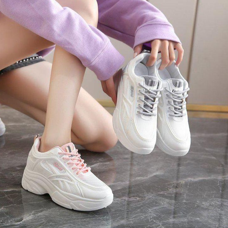 2114 Sepatu Kasual Wanita Kekinian Sneakers Import