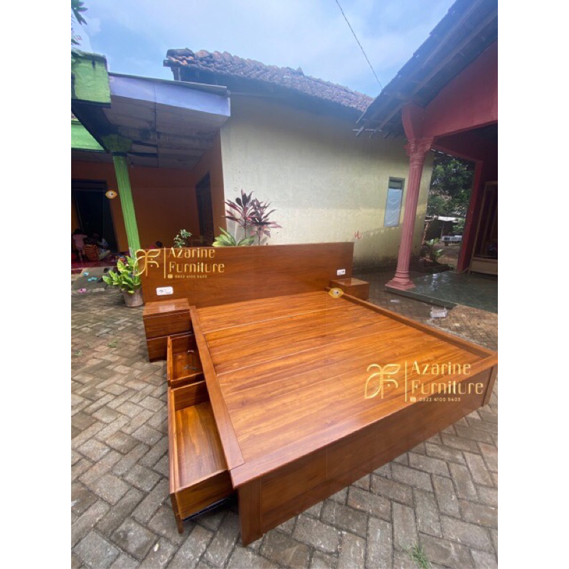 Tempat Tidur Jepang Furniture Jati