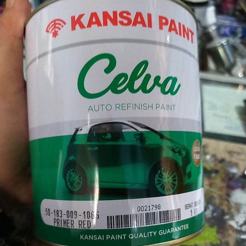 cat epoxy merah cat celva Kansai paint Primer Red Zinkcromate Metah
