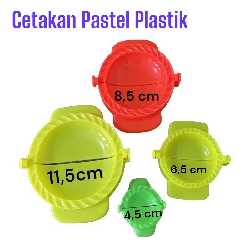 Cetakan Pastel plastik 5cm 8cm 9cm 11cm 15cm besar kecil sedang jumbo mini