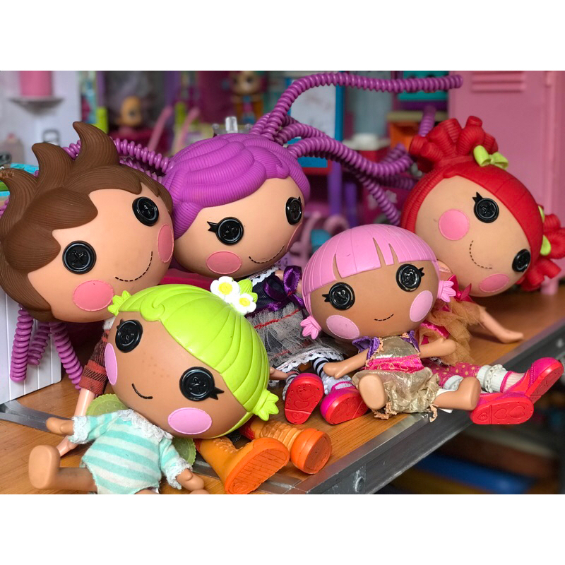 Boneka LalaLopsy Mata kancing minies
