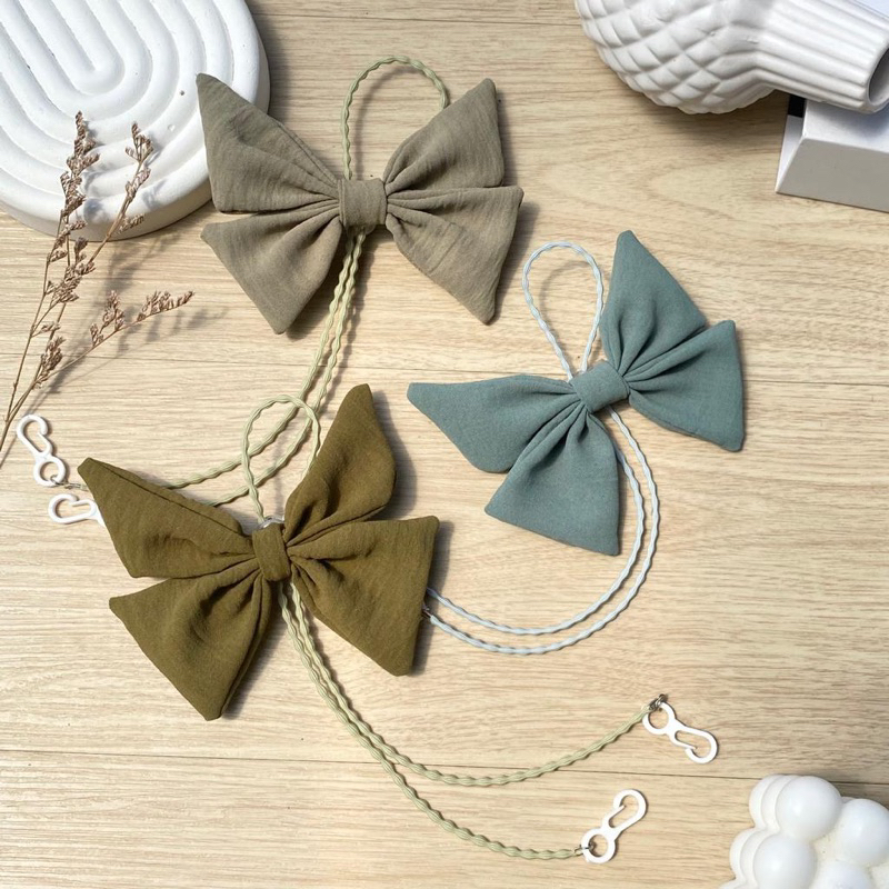 Konektor masker pita PREMIUM Strap Masker Pita Strap masker Hijab strap masker