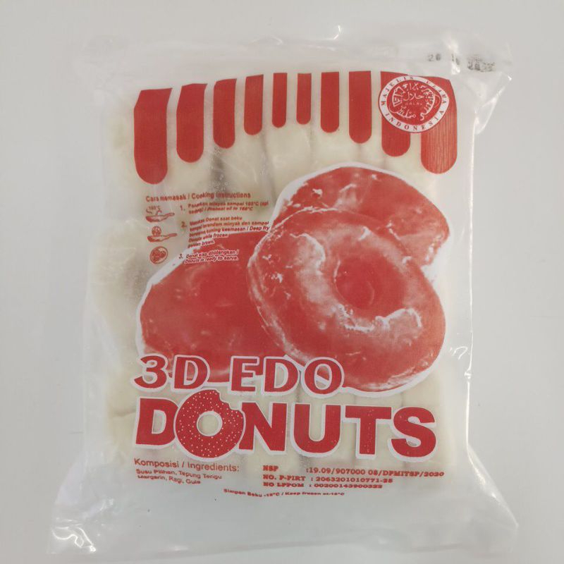 

EDO 3D DONUT KENTANG MINI ISI 20 X 10