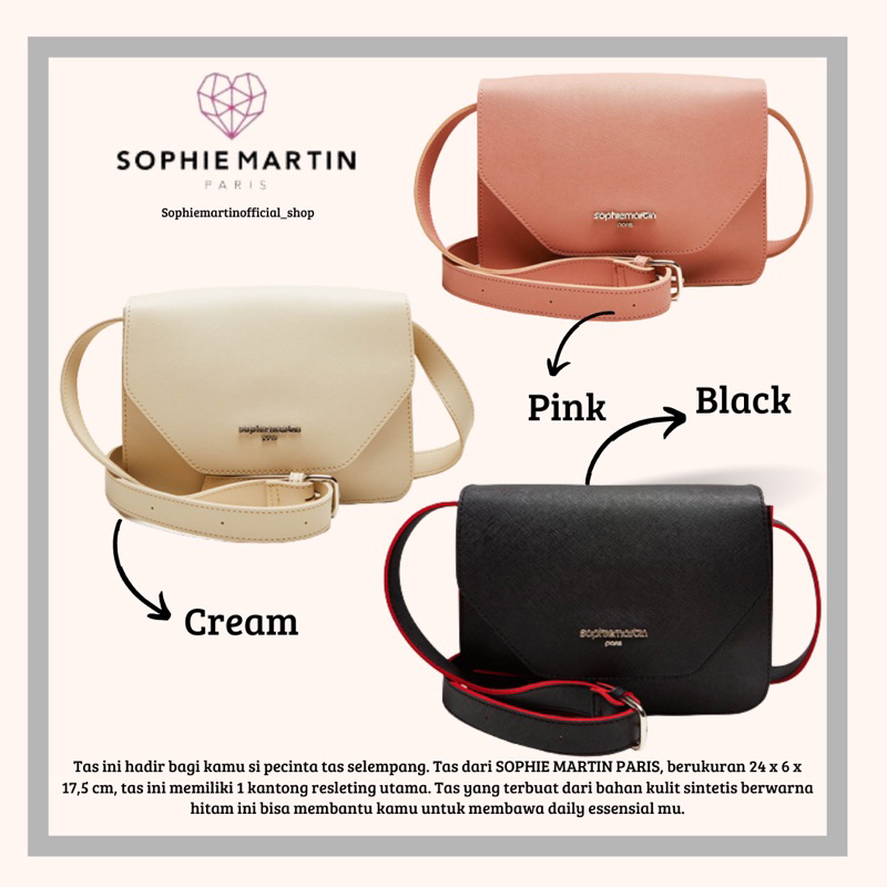 TAS SOPHIE MARTIN SLINGBAG CELINAGRATIS ONGKIR INSTAN SOPHIE PARIS MURAH SELEMPANG WANITA SLINGBAG S