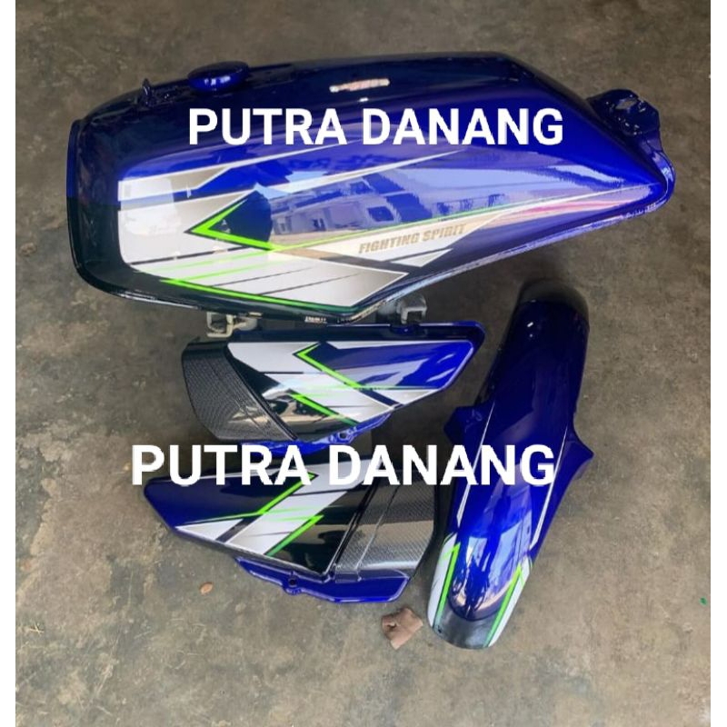 Pre Order Bodi Body RX King Custom Airbrush Biru