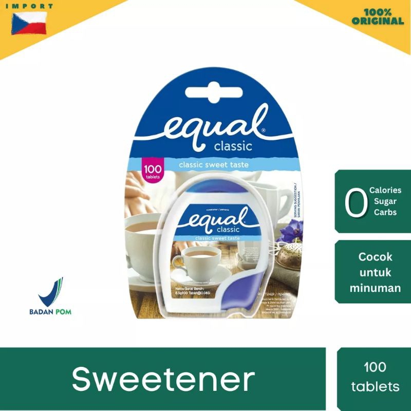 Equal Classic Pemanis Nol Kalori / Sweetener Tablets