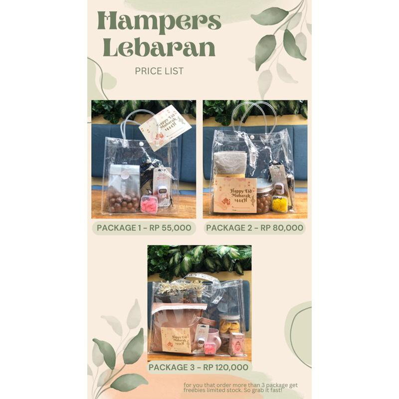 

Hampers Lebaran Idul Fitri | Sajadah Travel | Tasbih | Kue Lebaran