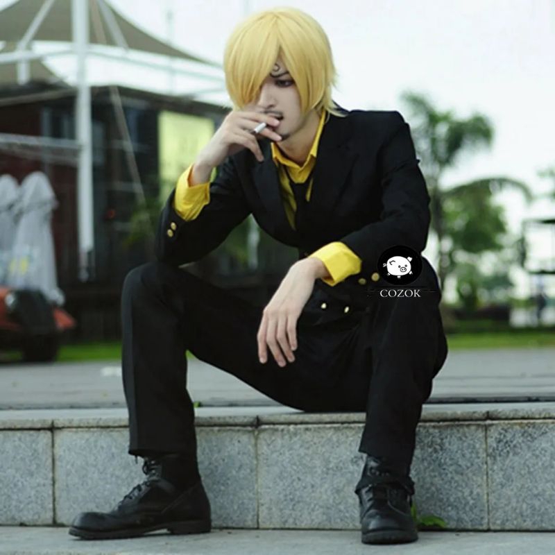 Anime One Piece Sanji Vinsmoke After 2y Cosplay Costume Halloween Christmas Costume Premium