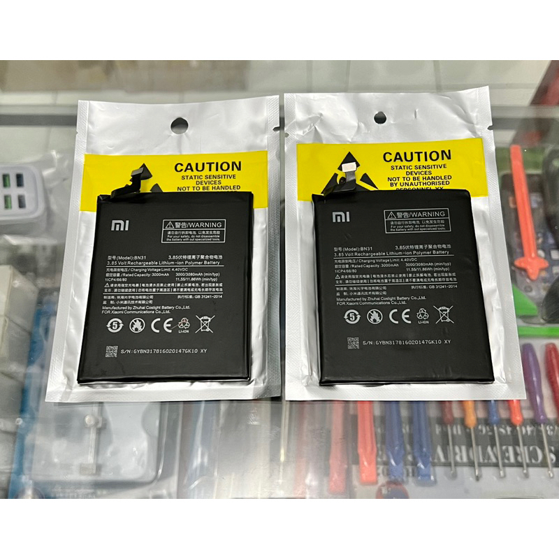 Baterai Batre Xiaomi Redmi Note 5A -Mi 5X-Mi A1 Bn31 Baterai Xiaomi Mi A1 Copotan Ori