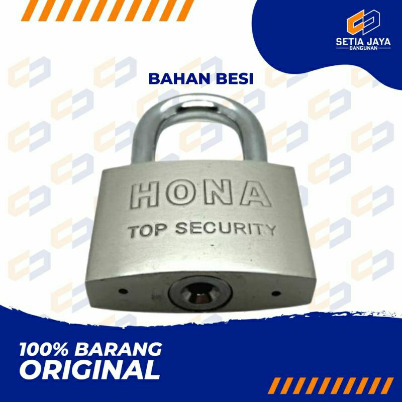 Gembok Pintu / Pagar / Rumah Hona Pendek 30mm / 60mm