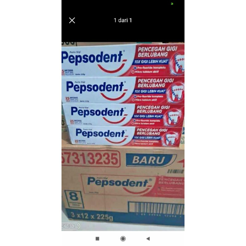 

pepsodent jumbo 225gr