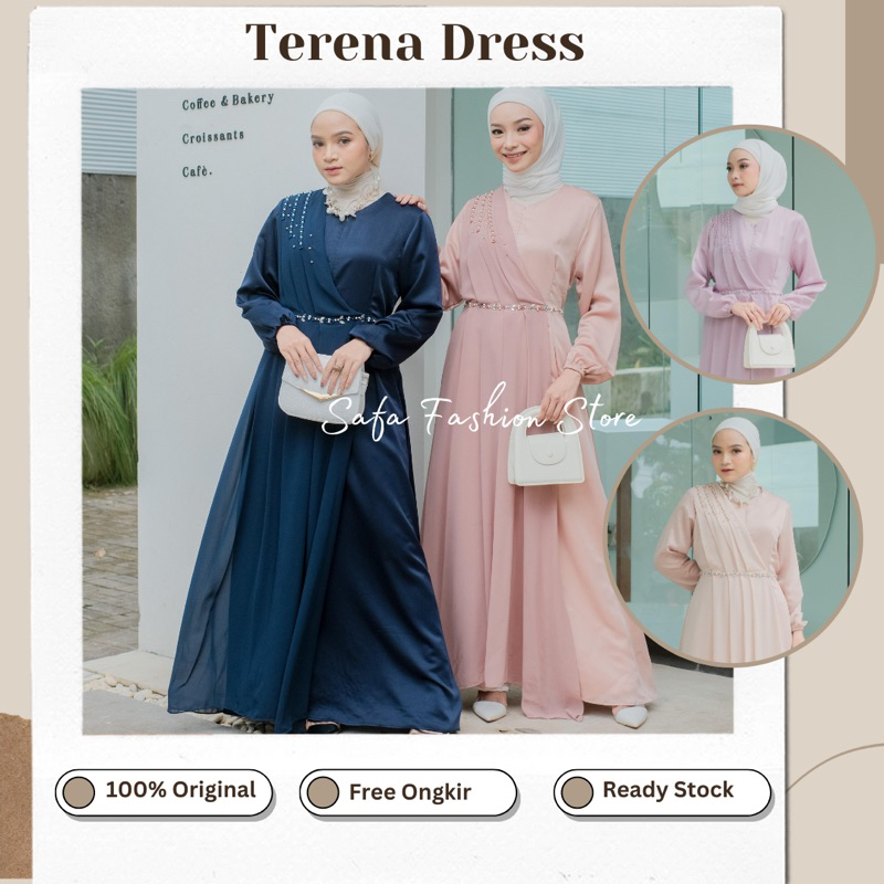 TERENA DRESS / GAMIS KONDANGAN / GAMIS LEBARAN