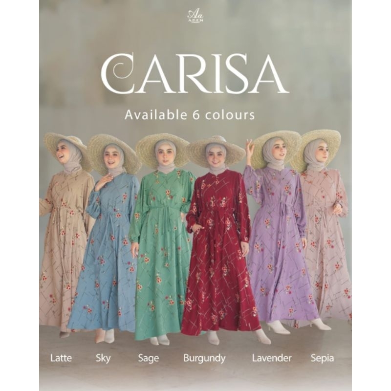 Carissa Dress by Aden Hijab | Gamis Dress Original by Aden Hijab | Gamis Dress Motif | Carisa Dress 