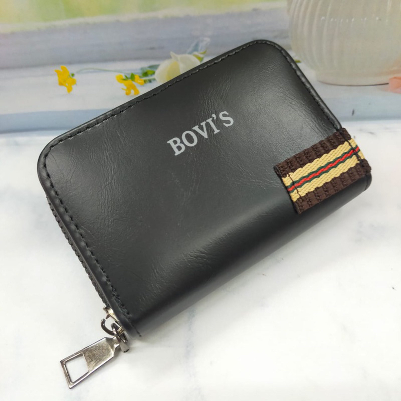 DOMPET KARTU BOVIS MODEL SUSUN SEMI KULIT