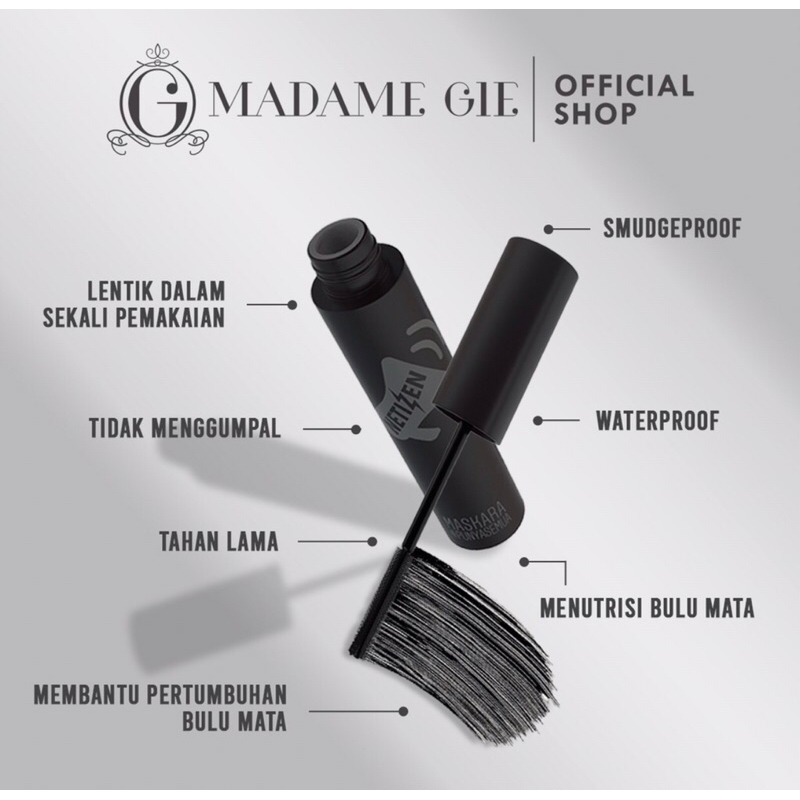 Madame Gie Mascara Netizen - Make Up Maskara Waterproof