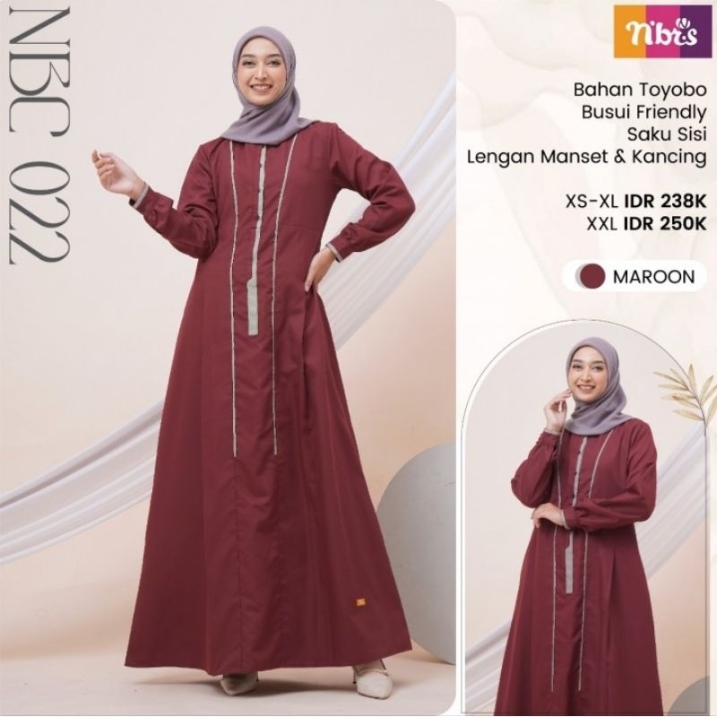 BAJU GAMIS REMAJA NIBRAS NBC 022