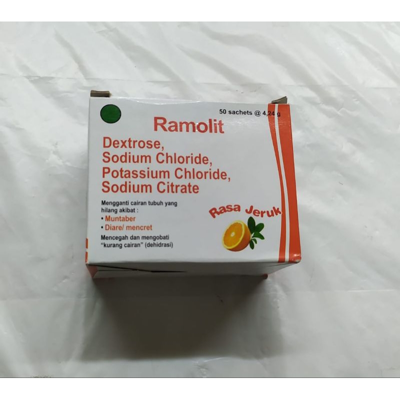 ramolit oralit rasa jeruk sachet