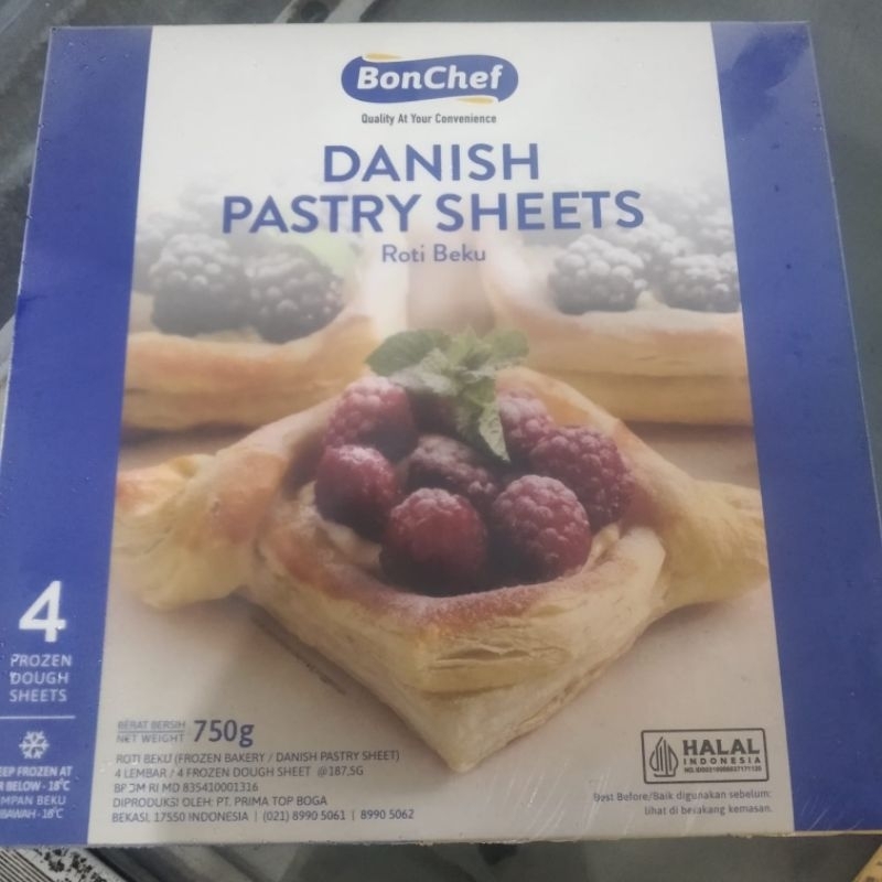 danish pastry sheet bonchef 750g