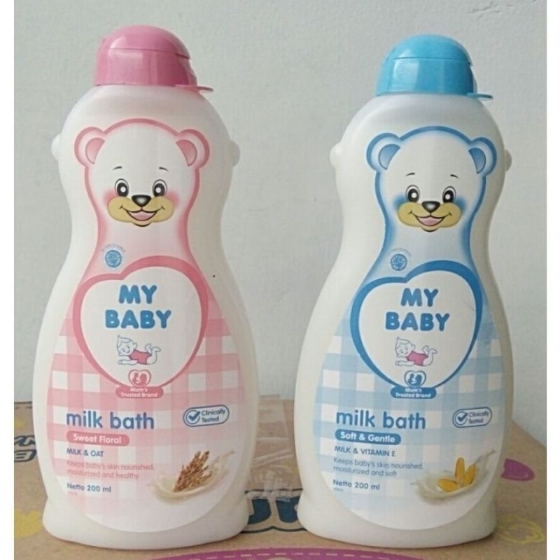 my baby milk bath 200ml (varian random)