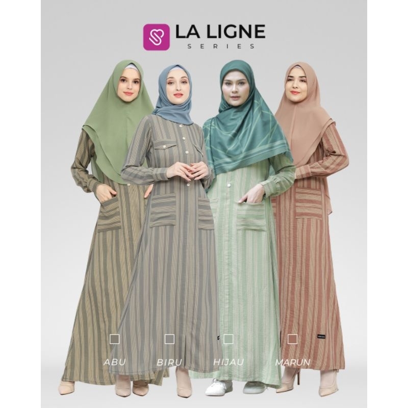 Baju Gamis Ukhti La Ligne series
