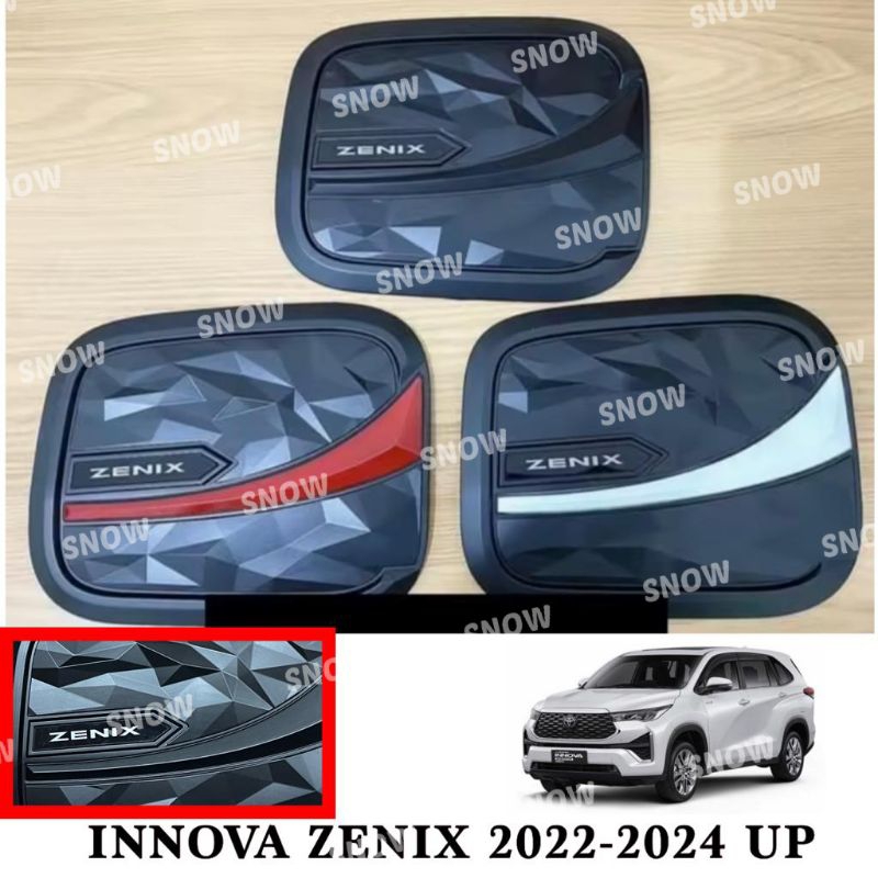 Tank Cover Innova Zenix 2022 2023 2024 Diamond List Hitam Putih Merah