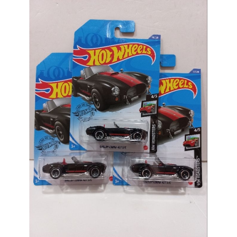 HOT WHEELS SHELBY COBRA 427 S/C HITAM / HOT WHEELS ORIGINAL