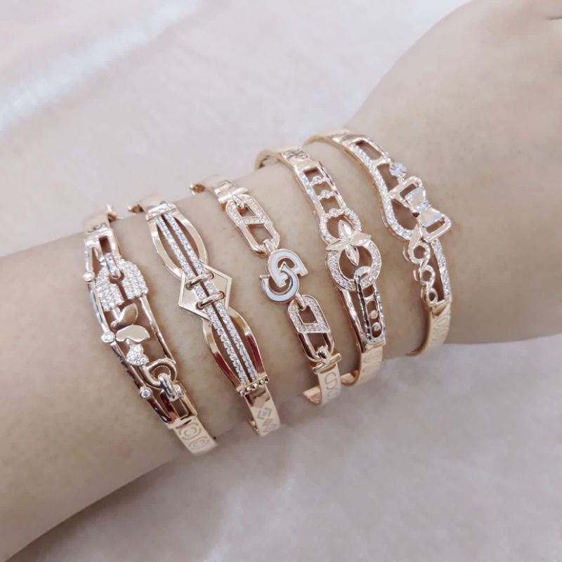 Gelang velg dewasa emas asli kadar 300/5graman