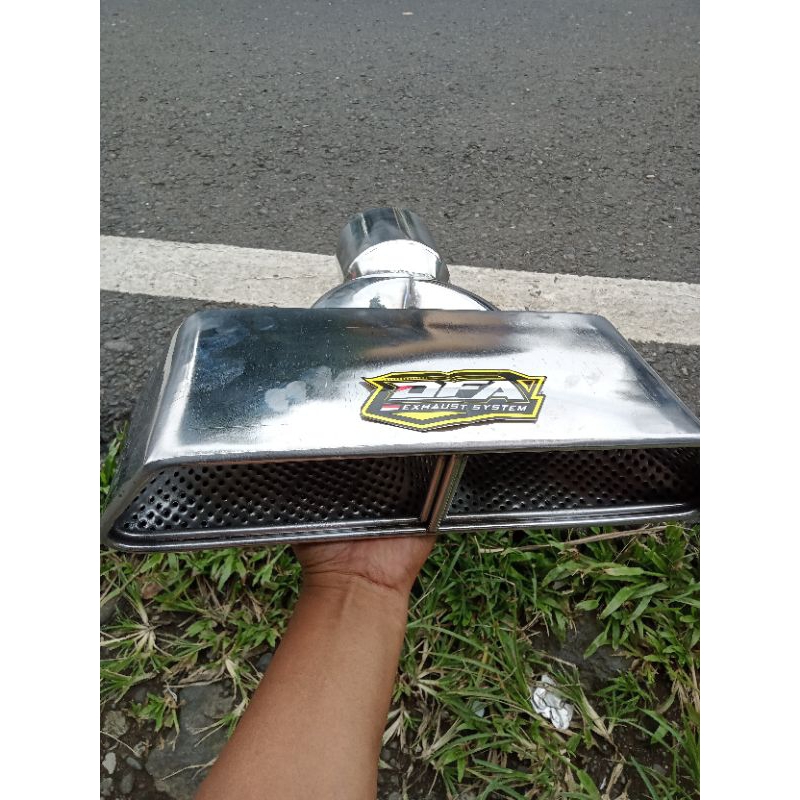 Knalpot suos BiG bus model trapesium suara suos