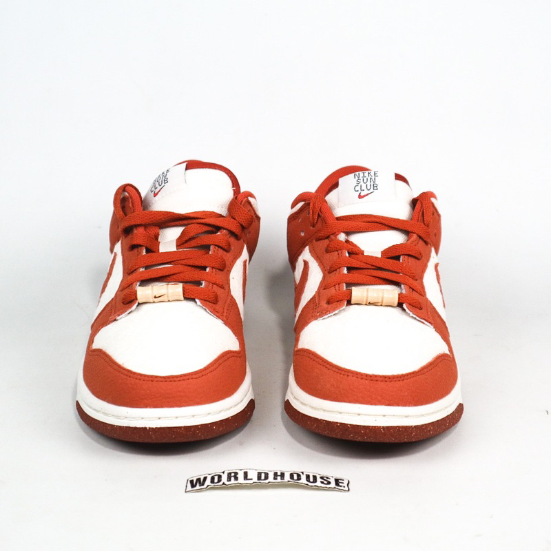 nike dunk w low se sail/burnt sunrise black voile original