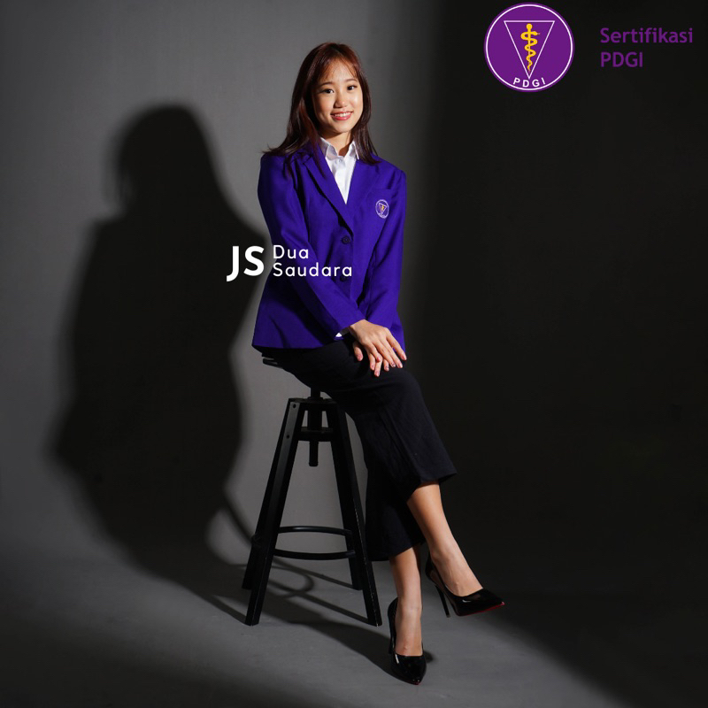 JAS PDGI (TERMASUK LOGO) WANITA / PRIA / JAS DOKTER GIGI / JAS DOKTER / JAS UNGU / PERSATUAN DOKTER GIGI INDONESIA / JAS PDGI